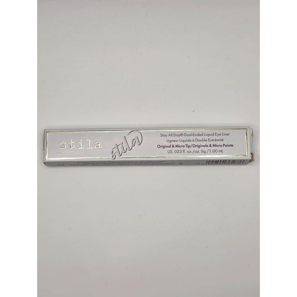 Stila Stay All Day Dual Ended Liquid Eyeliner - Intense Black / Snow